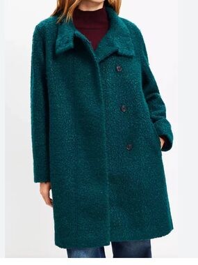 Loft Funnel Neck Coat Sz L